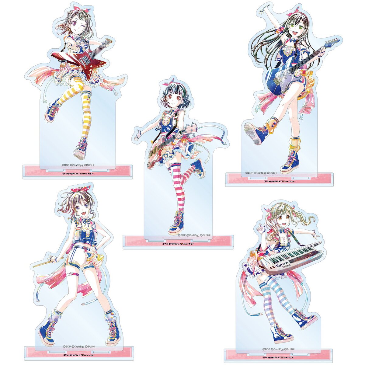 Card Sleeves Poppin' Party Vol. 3426 Bang Dream! Girls Band Party