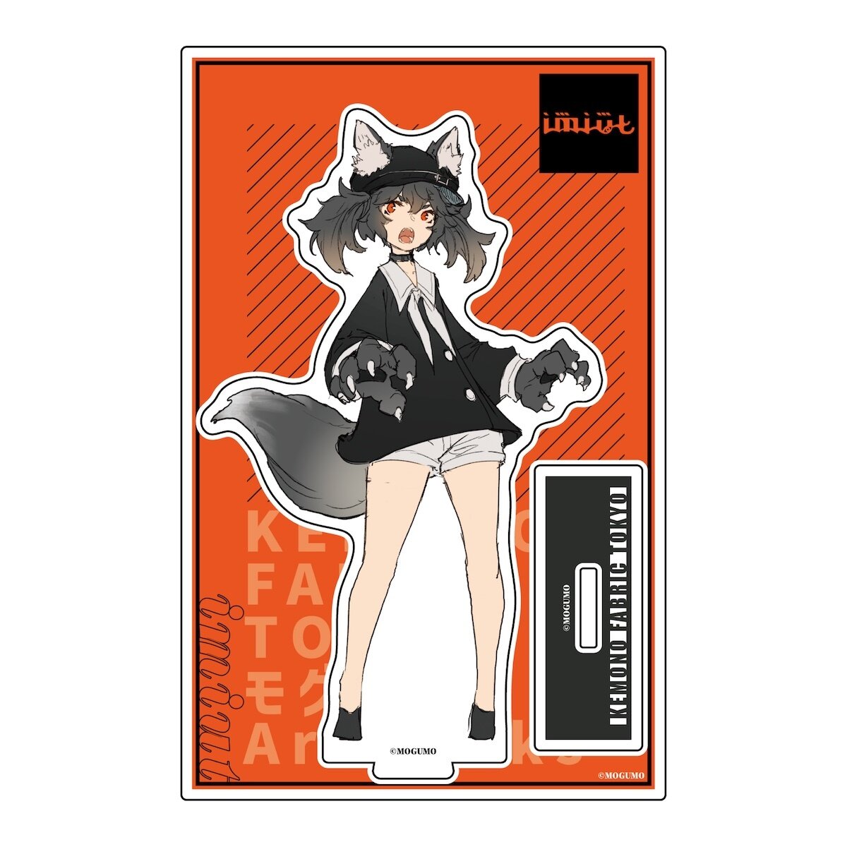 Mogumo Illustration KEMONO FABRIC TOKYO Acrylic Stand Tokyo Otaku