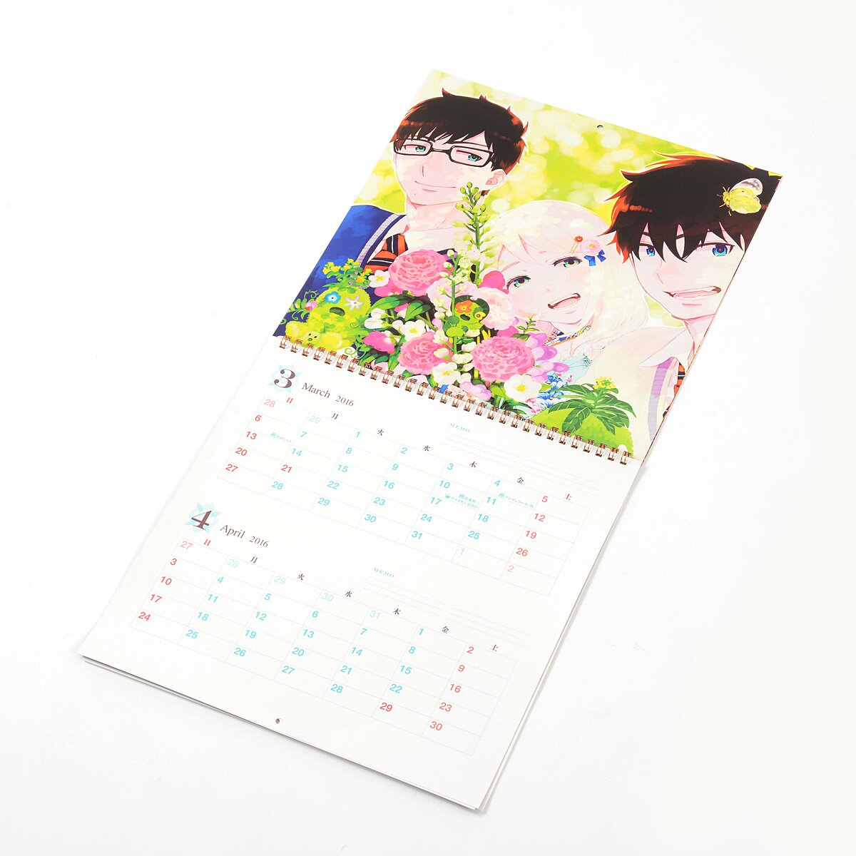 Blue Exorcist 2016 Calendar SHUEISHA Tokyo Otaku Mode (TOM)