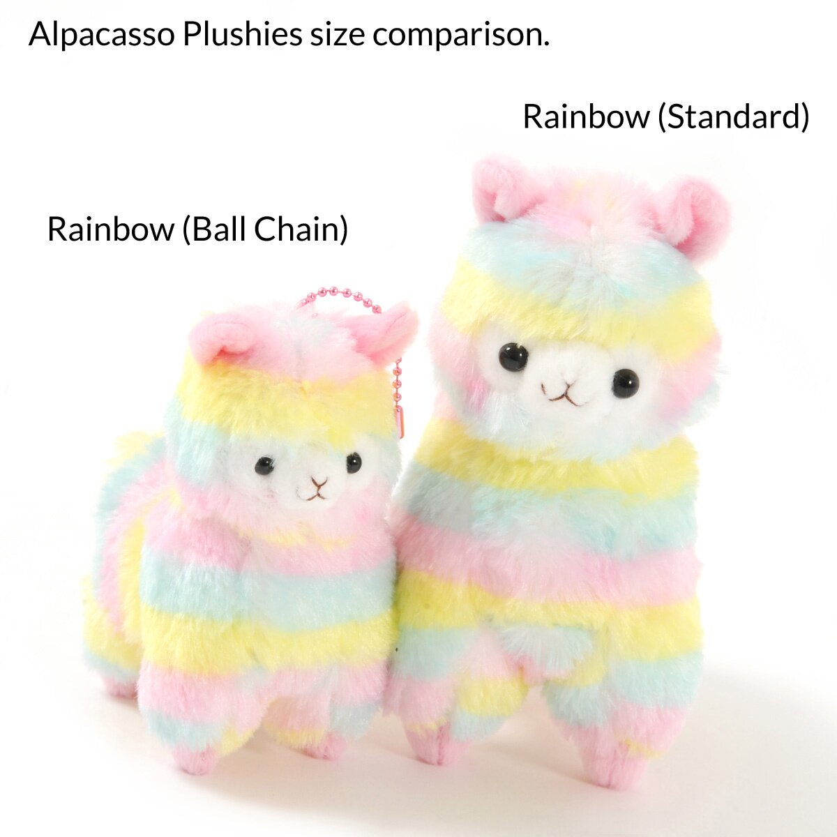 amuse alpacasso rainbow alpaca plush