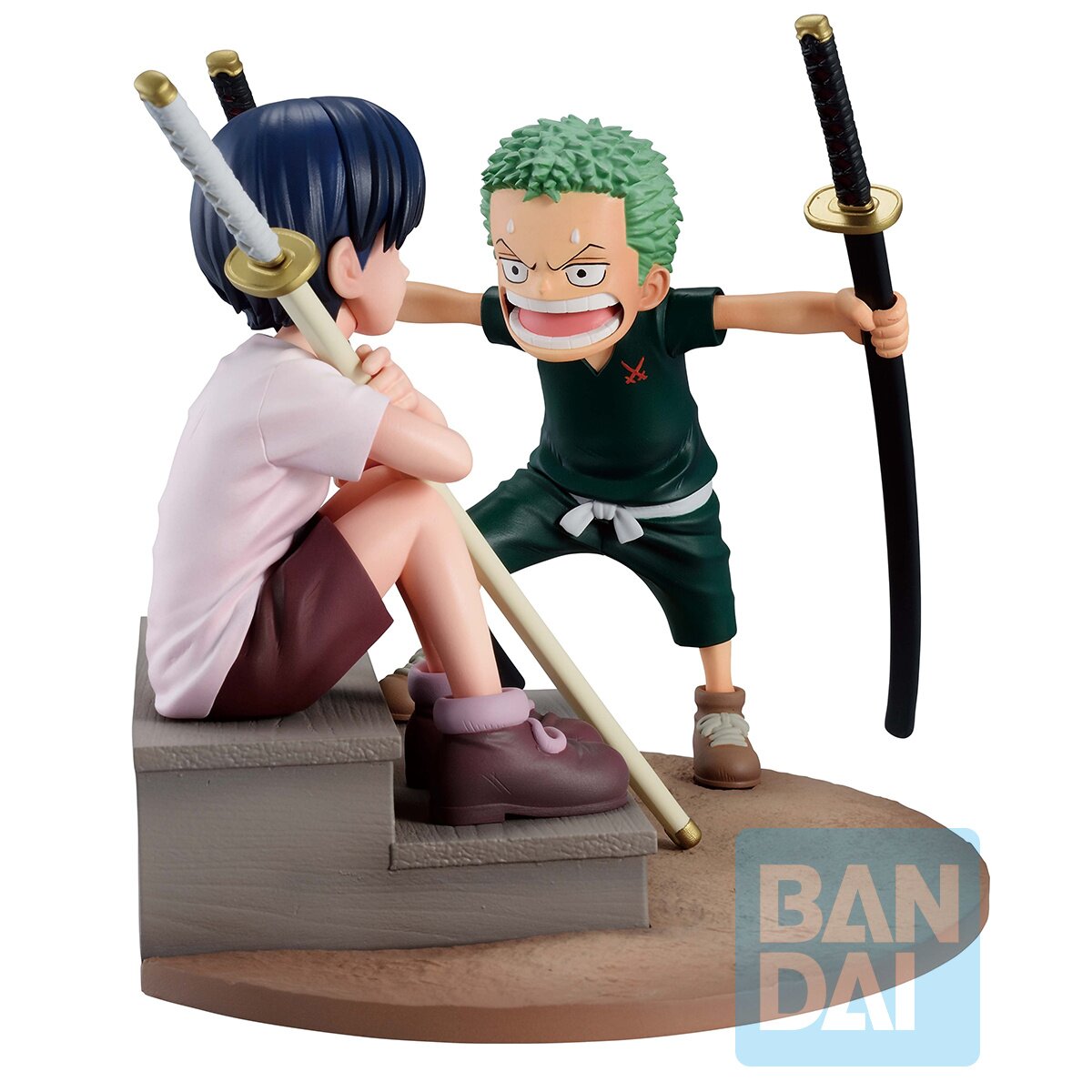 Figurine One Piece Bandai - Kuina & Roronoa Zoro Road To Dawn - Moment Réversible Lot C