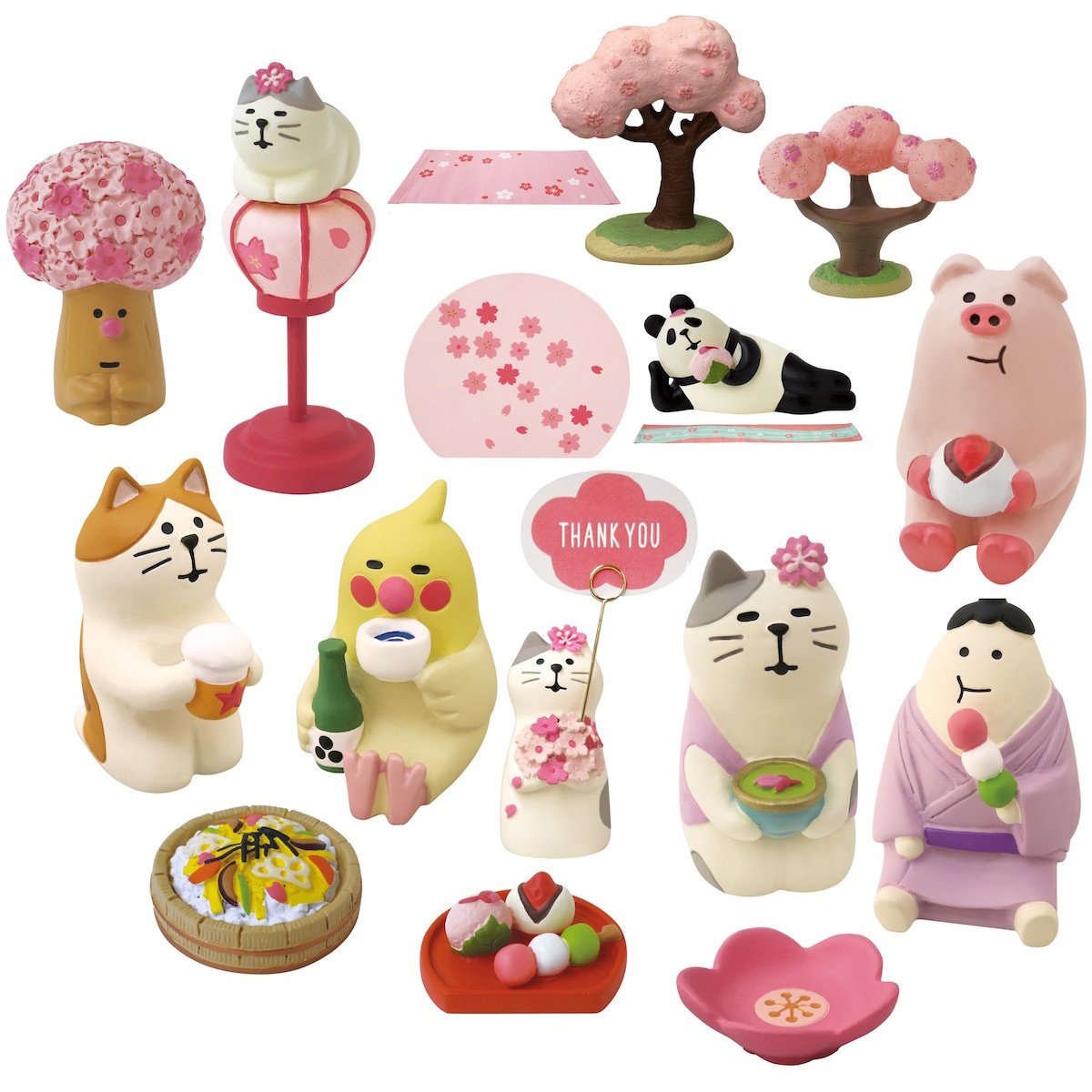 concombre Cherry Blossom Viewing Diorama Collection - Tokyo Otaku