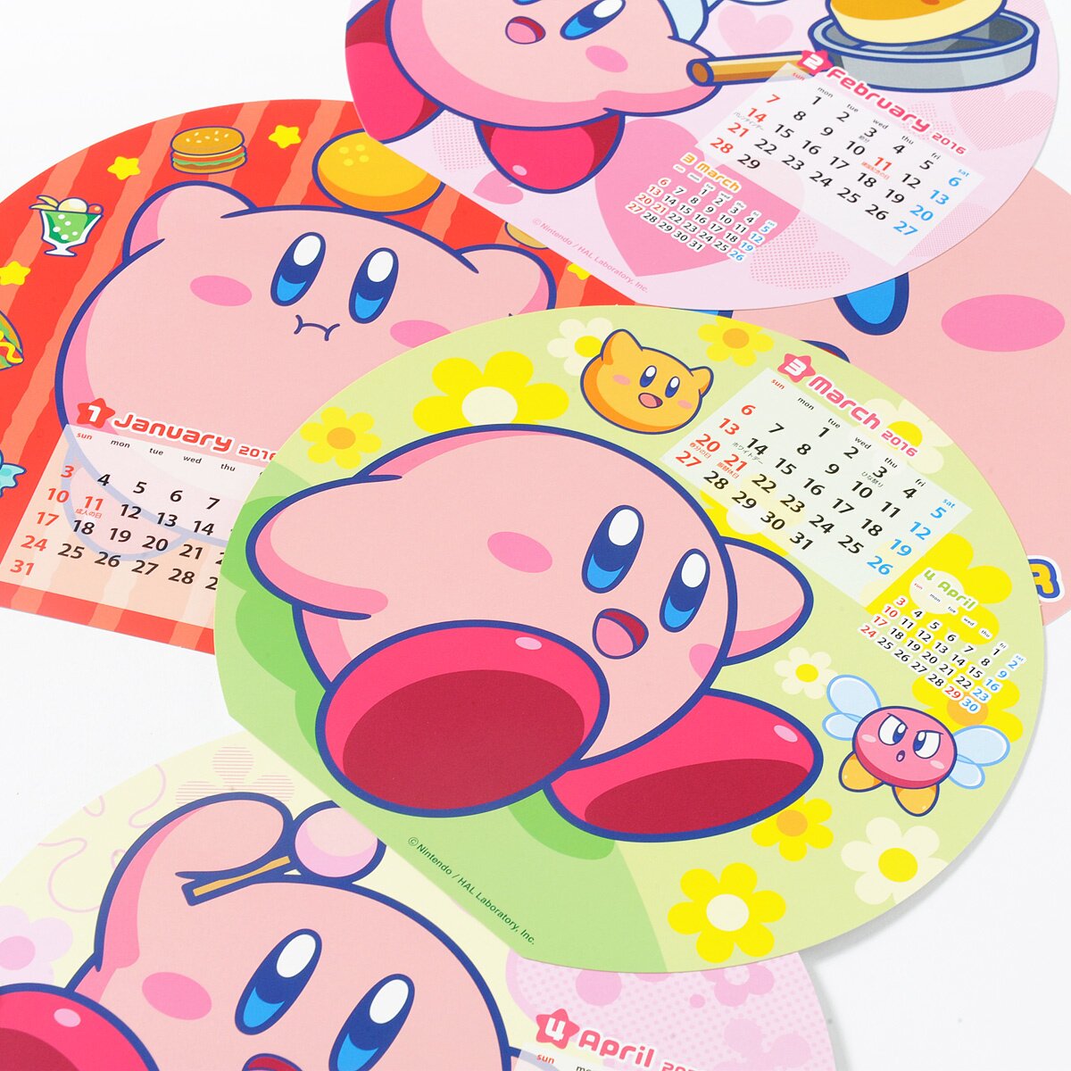 Kirby 2016 Desktop Calendar - Tokyo Otaku Mode (TOM)
