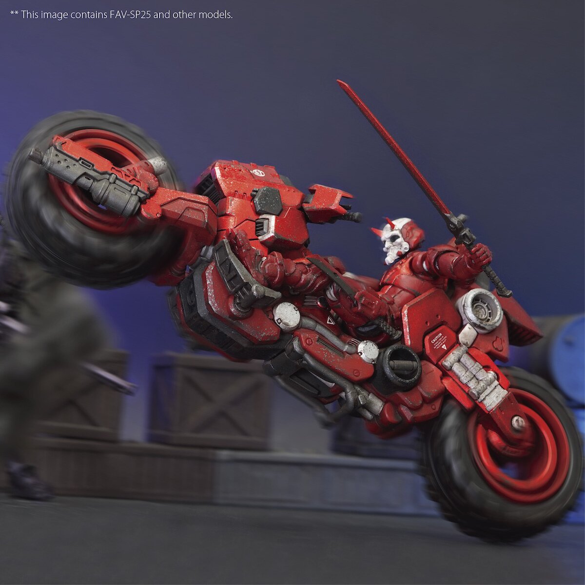 FAV-SP25 Acid Rain Knight Set 1/18 Scale Action Figure: Toys