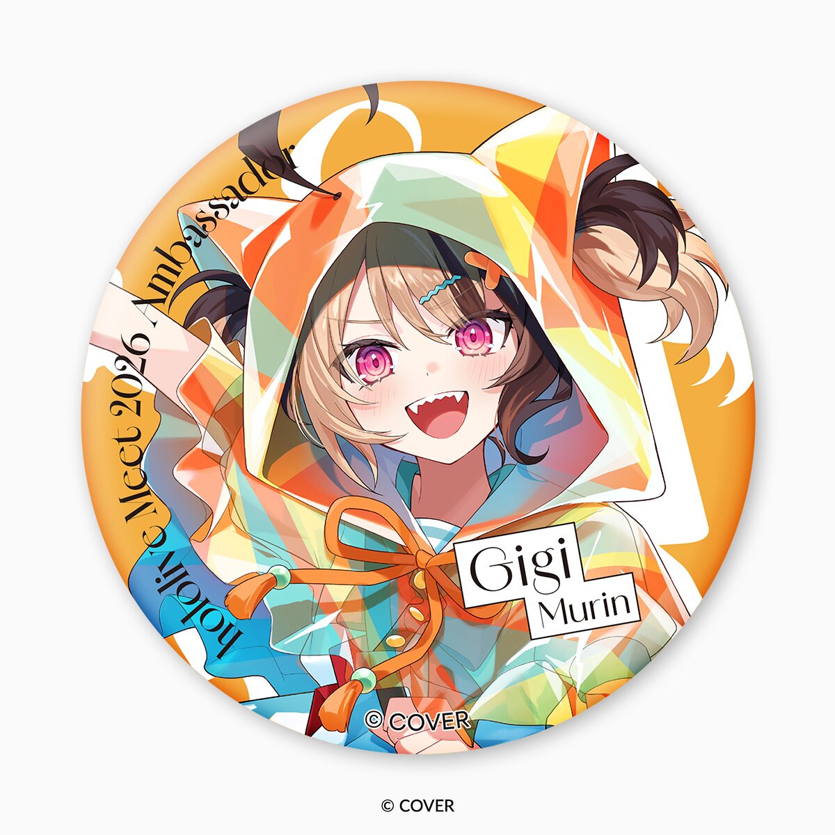 ジジ・ムリン hololive Meet@Taipei特典カード　缶バッジ hololive Meet 2026 Holographic Tin Badge Gigi Murin - Tokyo Otaku