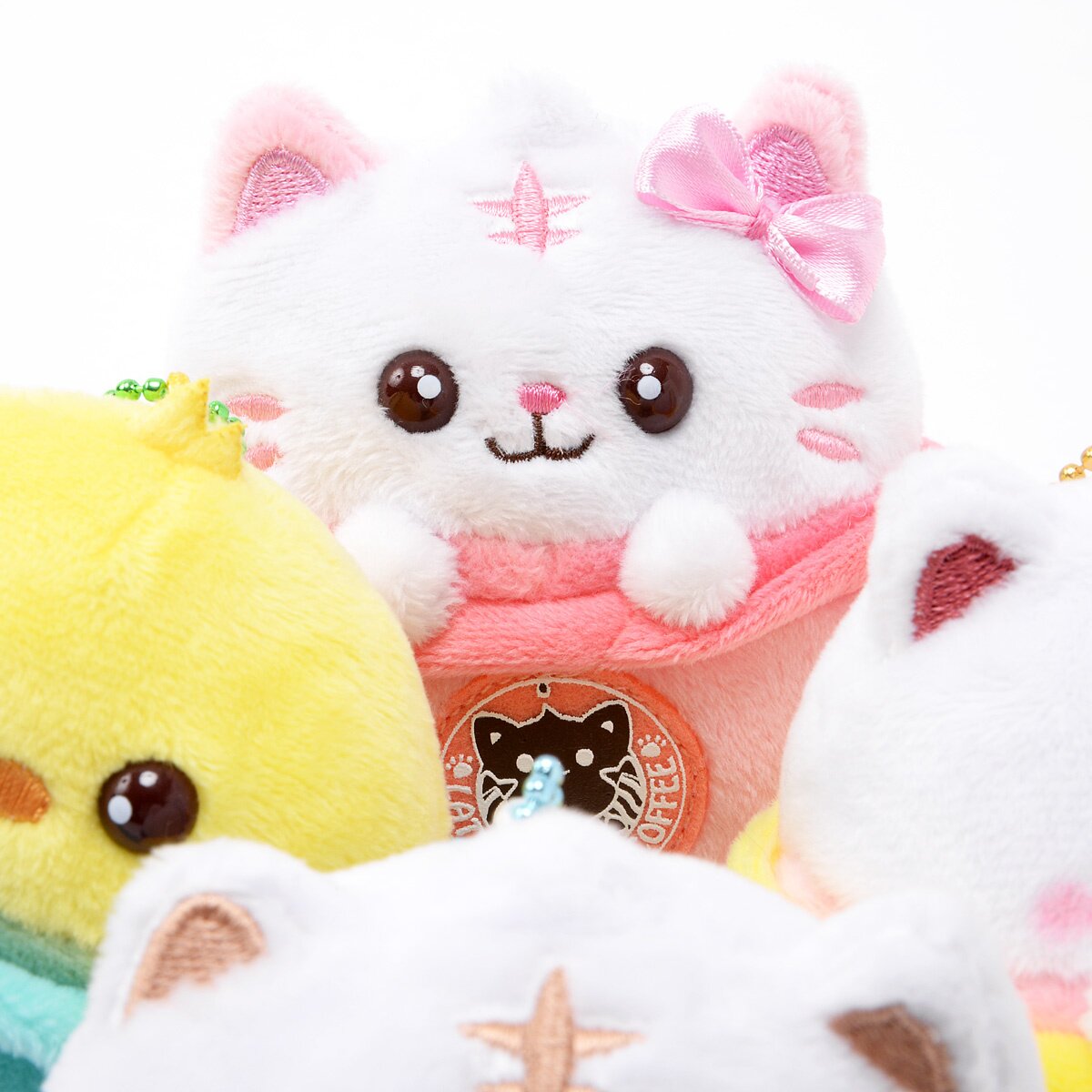 latte kitten coffee plush