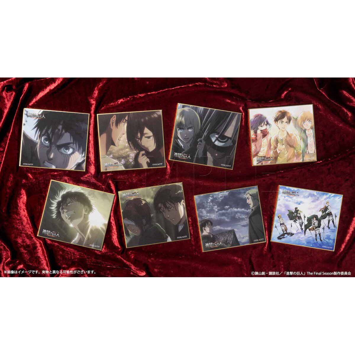 Selling Attack on Titan Levi Art Card Autograph Shikishi Print Shingeki no Kyojin