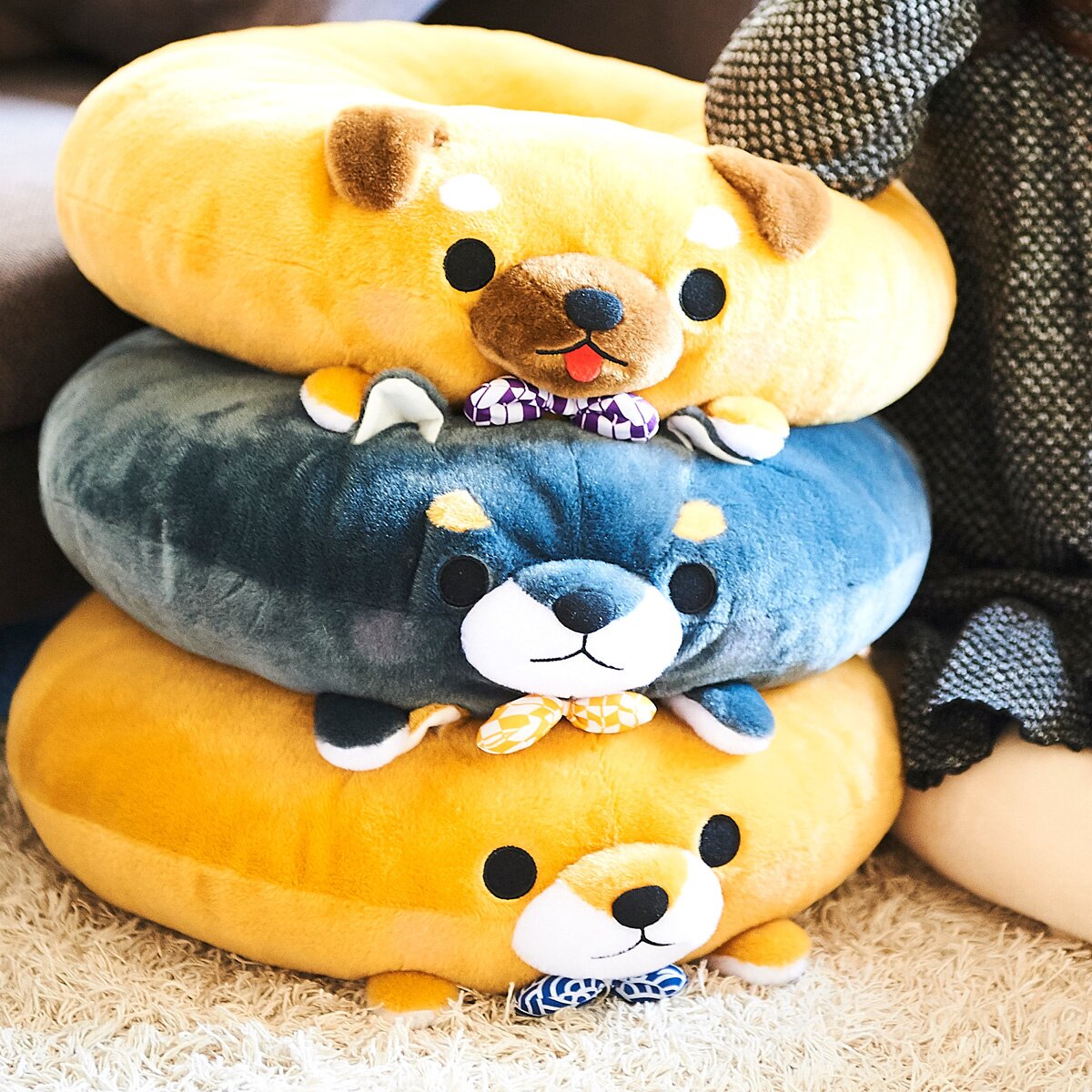 Mameshiba San Kyodai Dog Donut Cushions - Tokyo Otaku Mode (TOM)