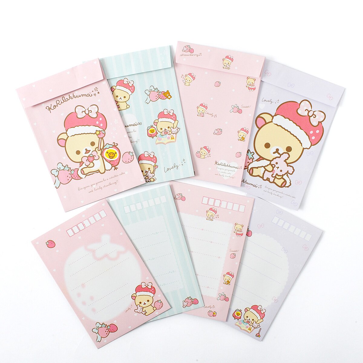 Minna Ichigo ni Naare Korilakkuma Letter Set: San-X - Tokyo Otaku Mode ...