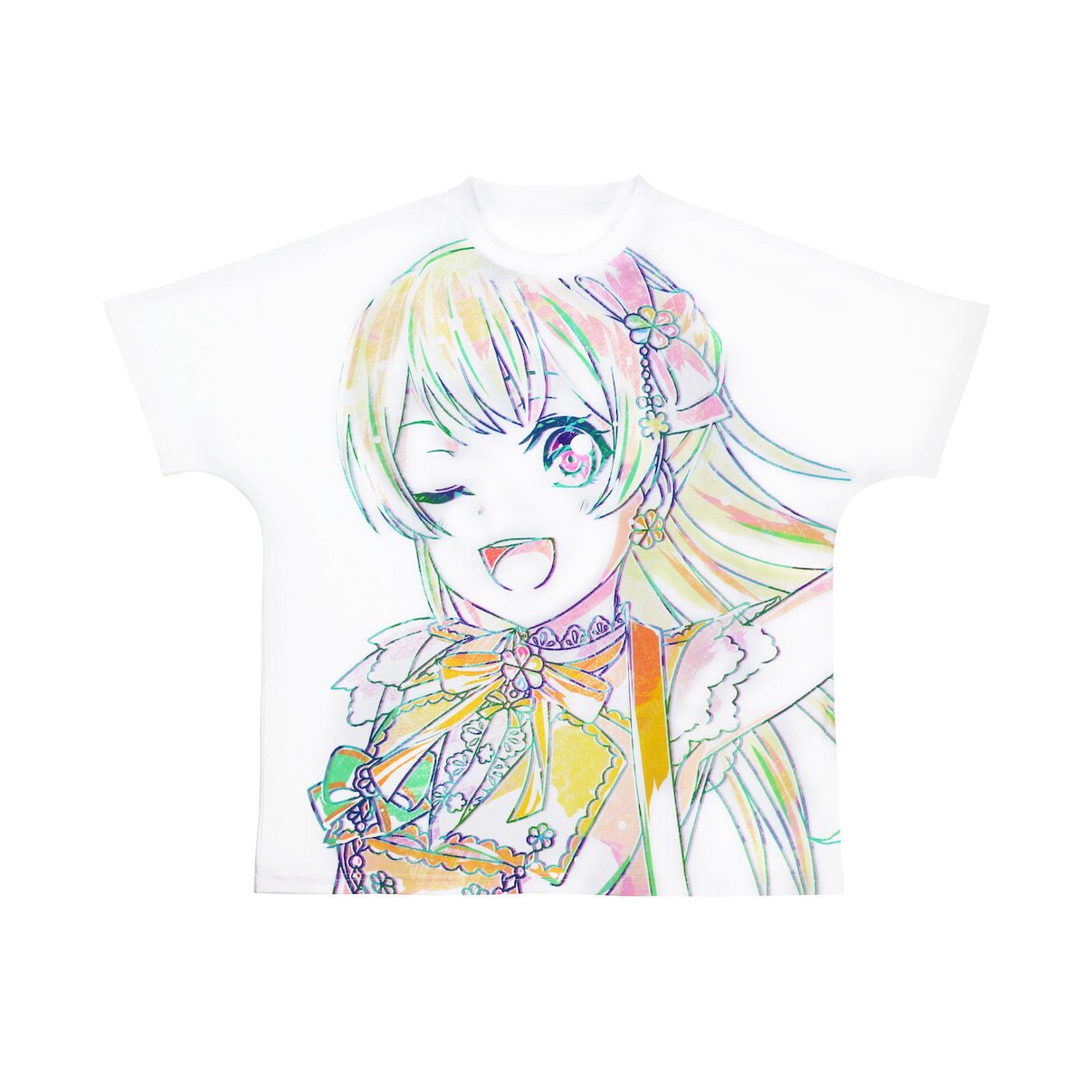 BanG Dream! Girls Band Party! Chisato Shirasagi Unisex Full Graphic T-Shirt  - Tokyo Otaku Mode (TOM)