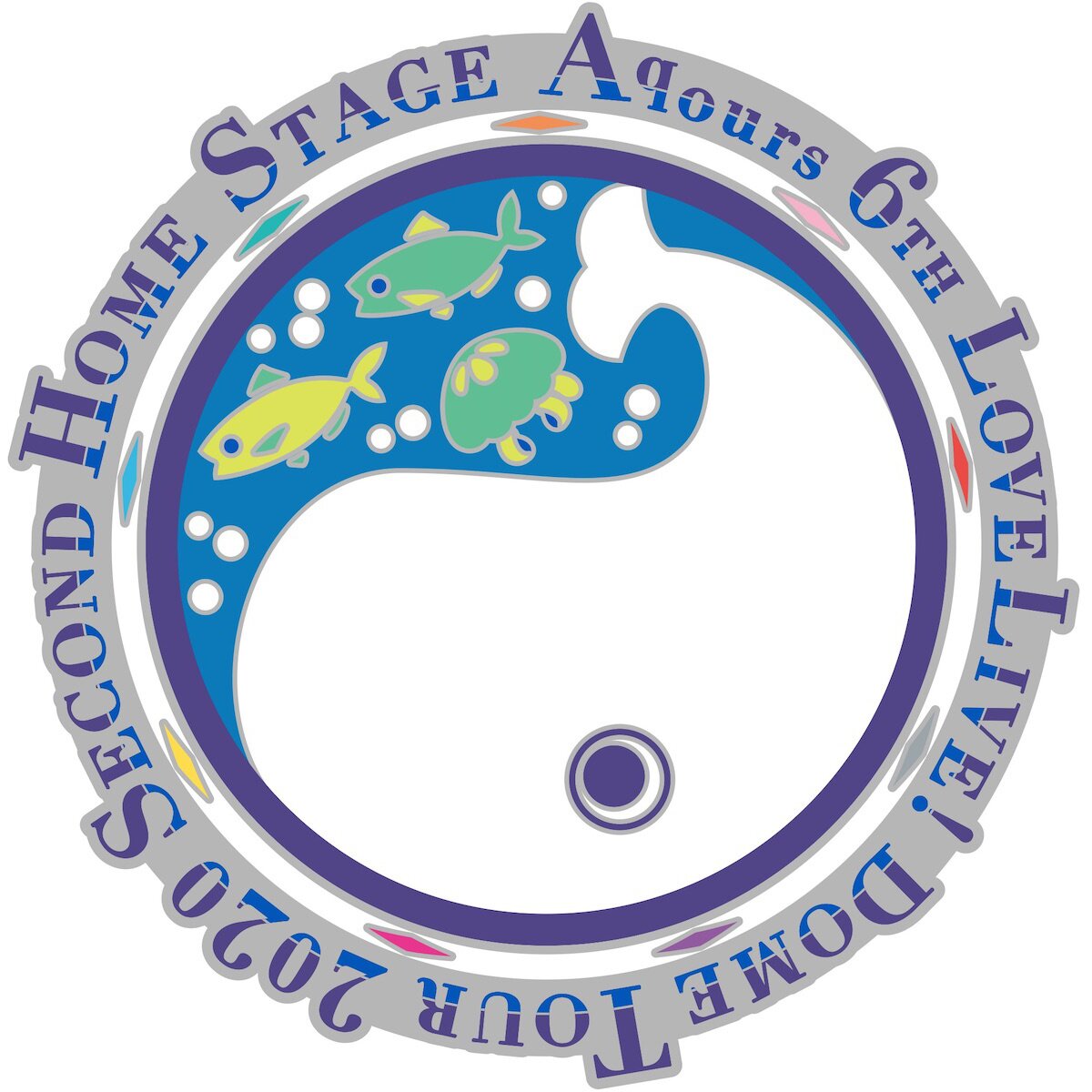 Aqours 6th LOVELIVE! Dome Tour 2020 Memorial Pin Set