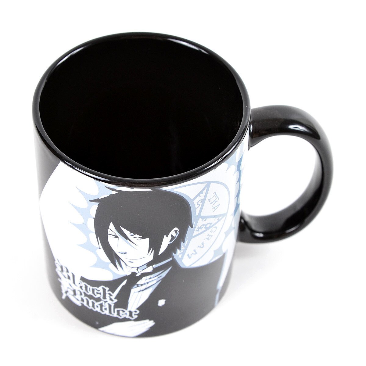 Just Funky Black Butler Sebastian Foil Print 16oz Carnival Cup w/ Lid &  Straw