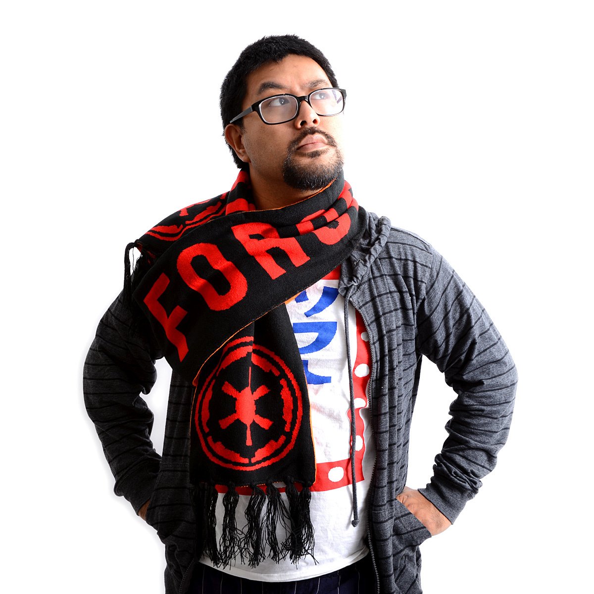 Star Wars Rebel/Imperial Jacquard Scarf: Bioworld - Tokyo Otaku
