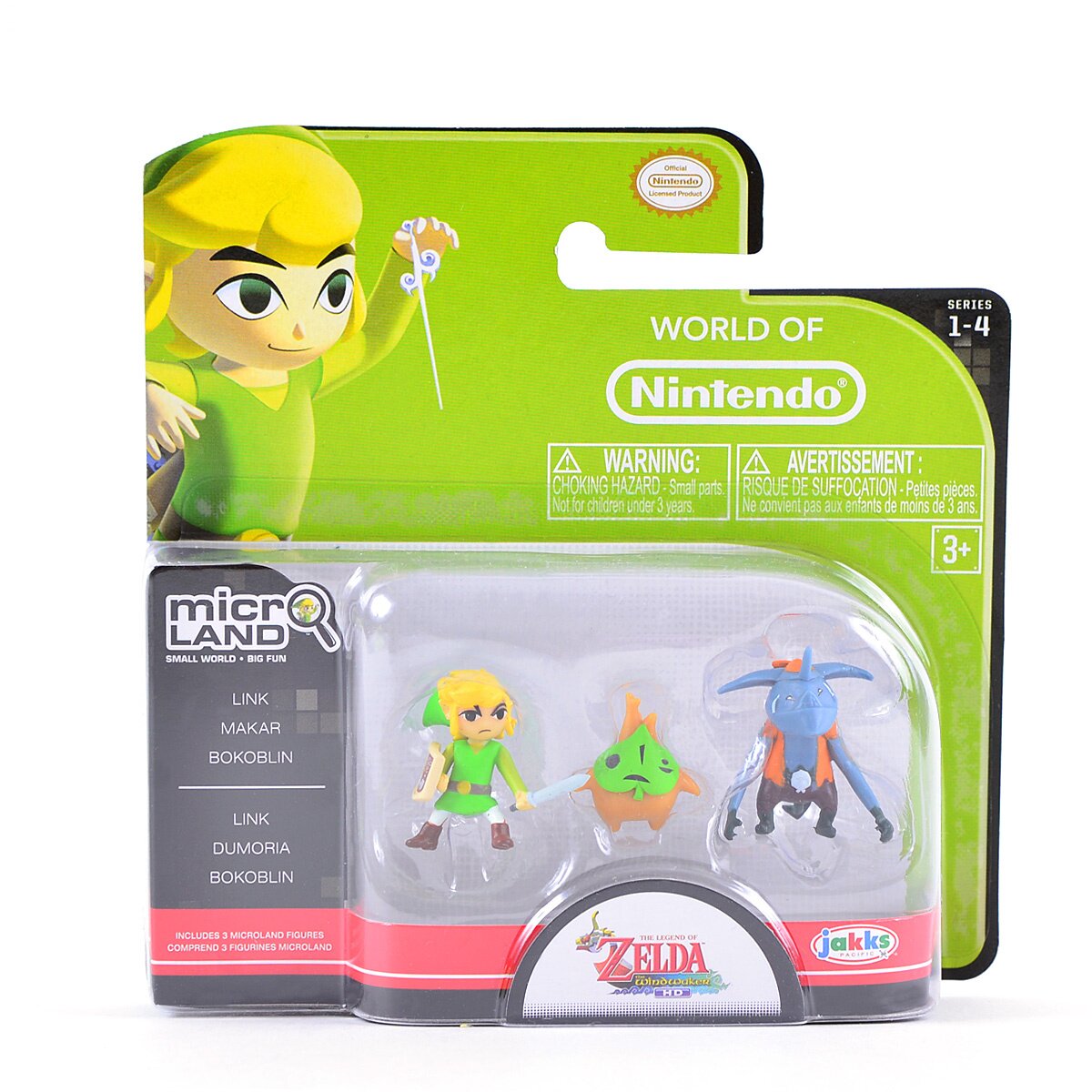 World of Nintendo Legend of Zelda Micro Land Playset Bundle - 3 Pc The Legend  of Zelda Toys Action Figures (The Legend of Zelda Windwaker HD) :  : Video Games