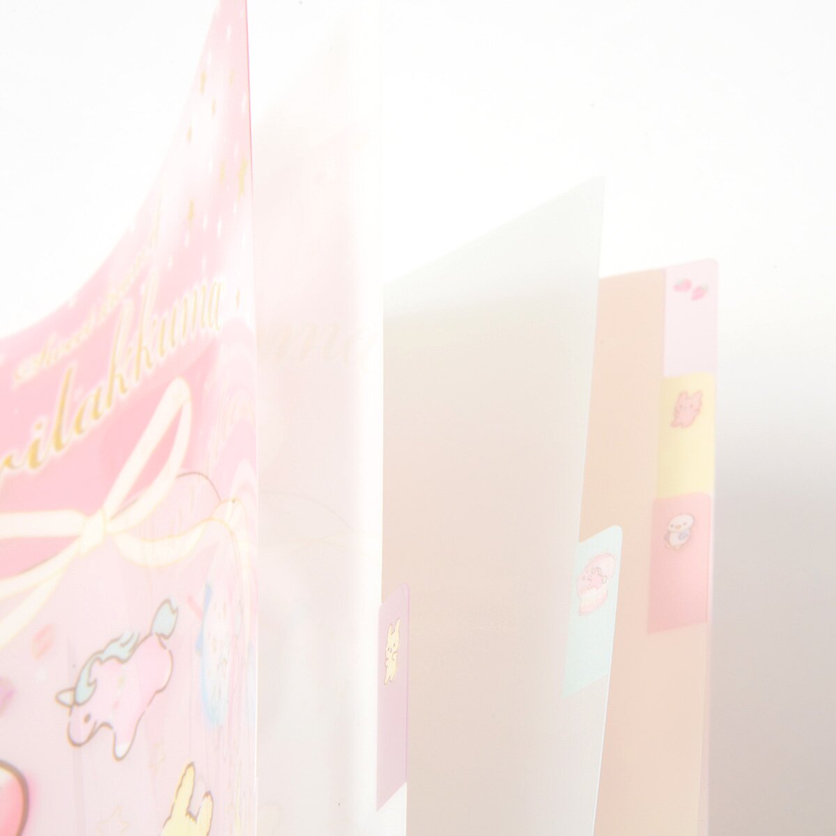 Rilakkuma Sweet Dream of Korilakkuma 5-Pocket Clear File: San-X