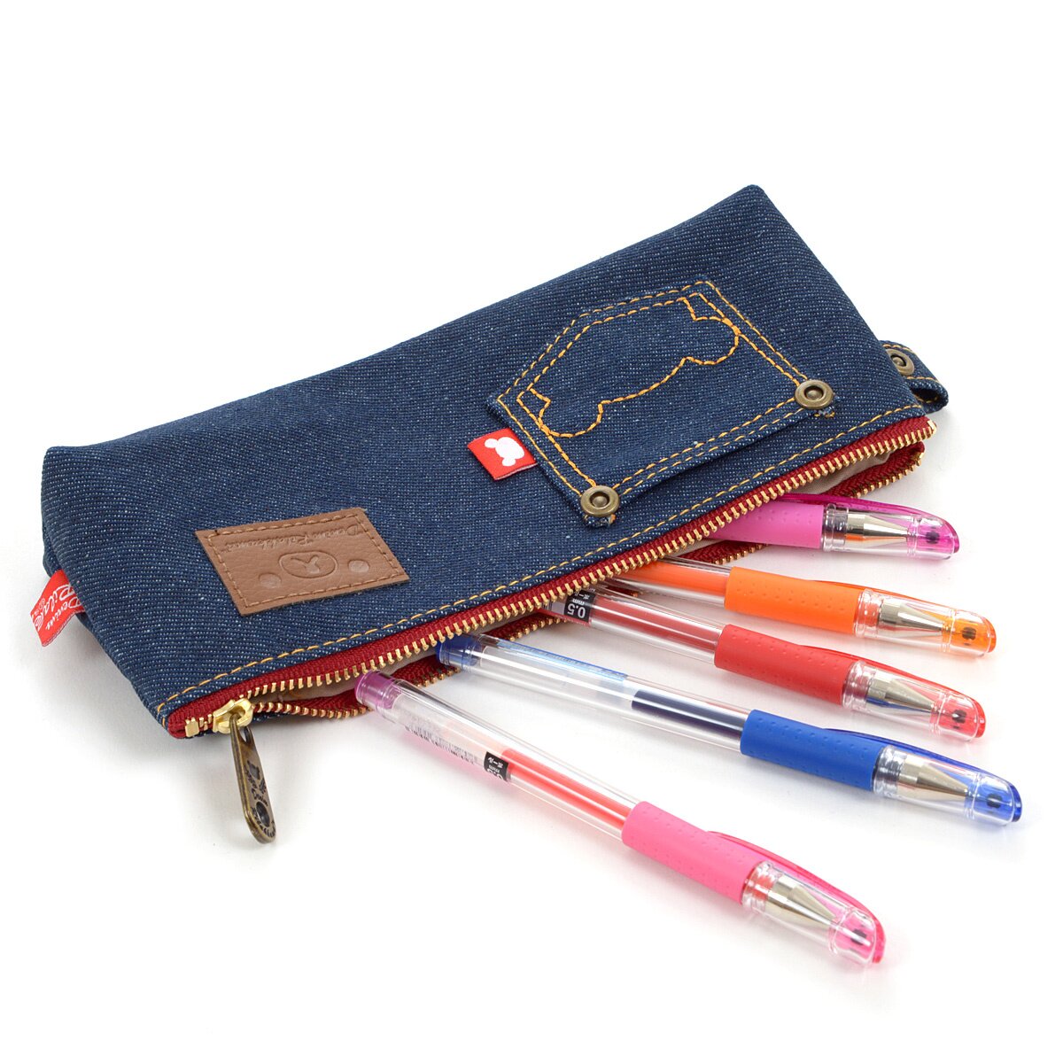 Rilakkuma Denim Pocket Pen Pouch SanX Tokyo Otaku Mode (TOM)