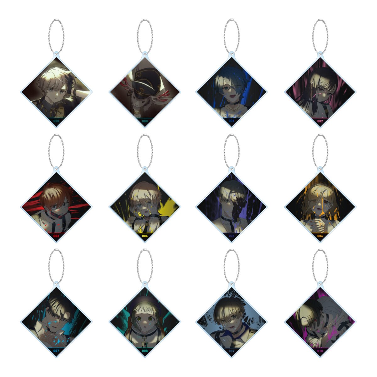 Milgram 2nd Anniversary Ver. Big Acrylic Keychain Collection - Tokyo ...