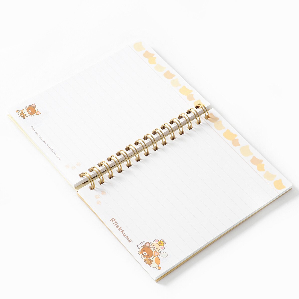 Rilakkuma Motto Nonbiri Neko Spiral Notebooks - Tokyo Otaku Mode (TOM)