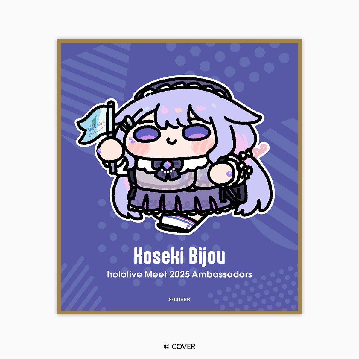 hololive Meet 2025 Chibi Illustration Tradable Mini Art Boards