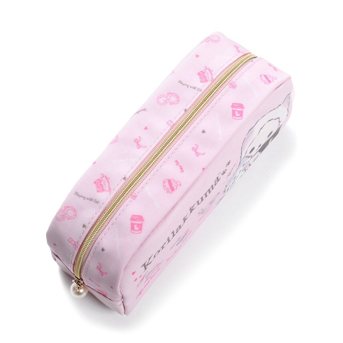 Rilakkuma DELDE Pen Case Pencil Pouch Pink San-X Japan –