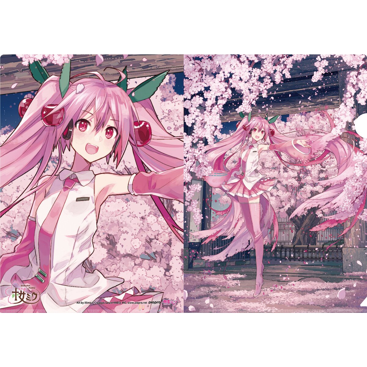 Hirosaki Cherry Blossom Festival 2022 x Sakura Miku Clear Folder