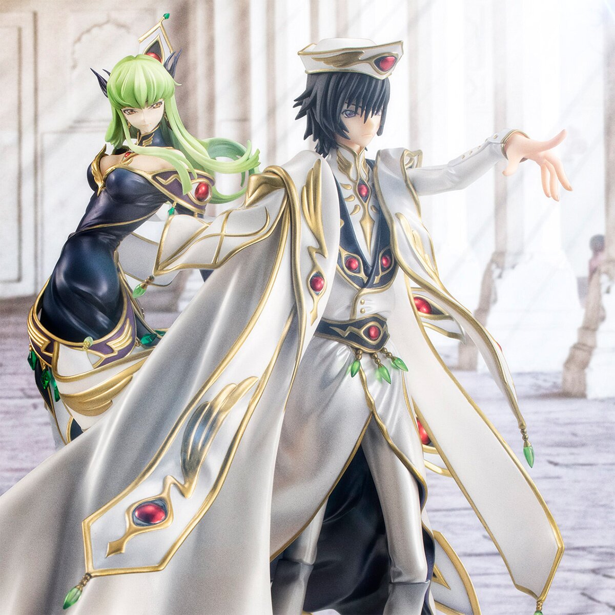 Official Art] Lelouch & C.C  Code geass, Code geass c.c, Anime