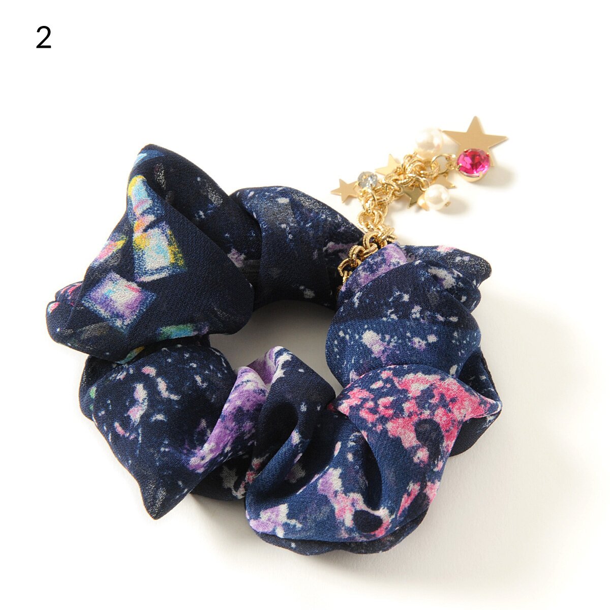 ●GLOWNY● CHARM SCRUNCHIE 8 COLORS GY24BAC004 Osewaya Starry Charm Scrunchie: Osewaya - Tokyo Otaku Mode (TOM)