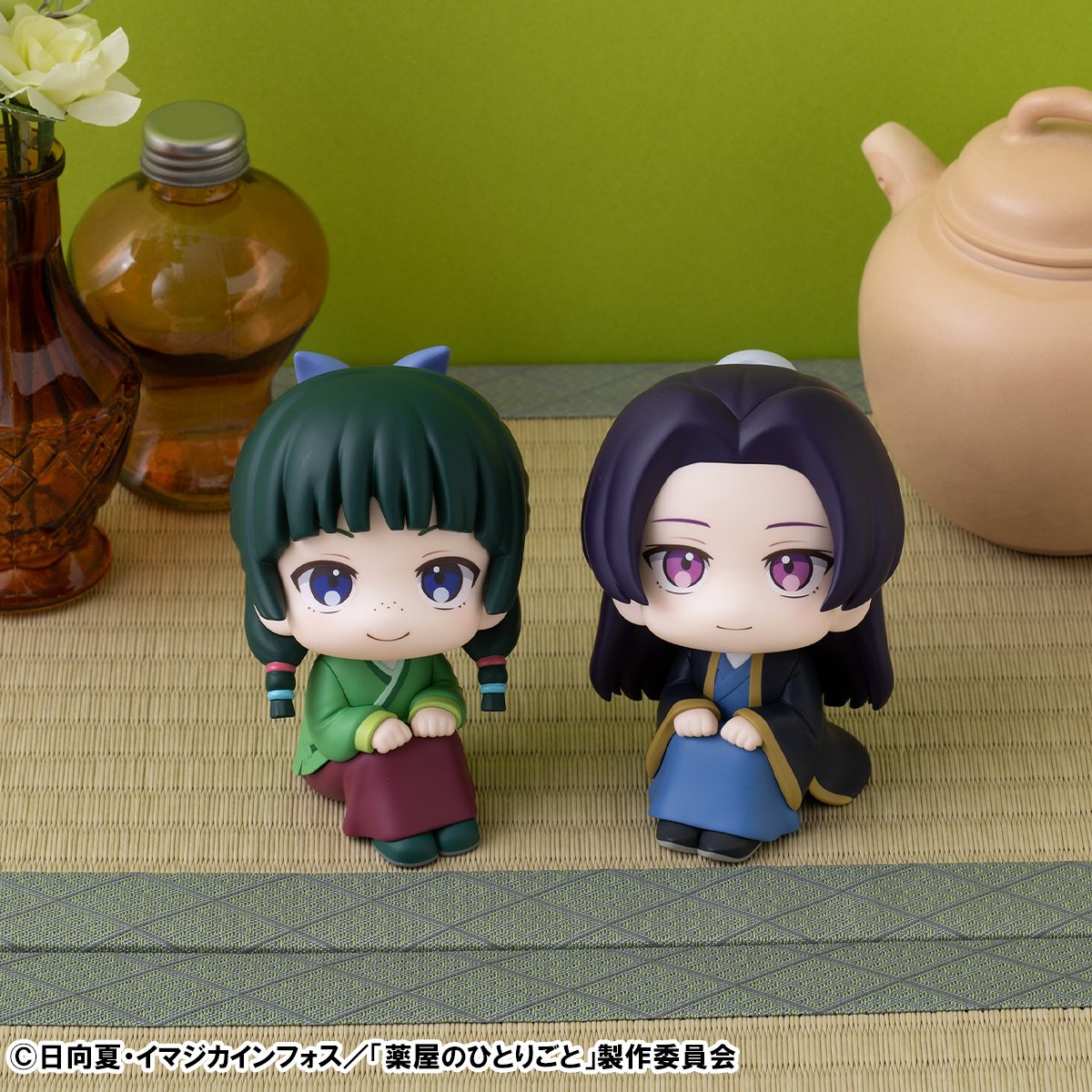 Figurine Maomao Assise – The Apothecary Diaries – Déco Bureau Rigolote – Cadeau Anime Pour Fans Et Adultes