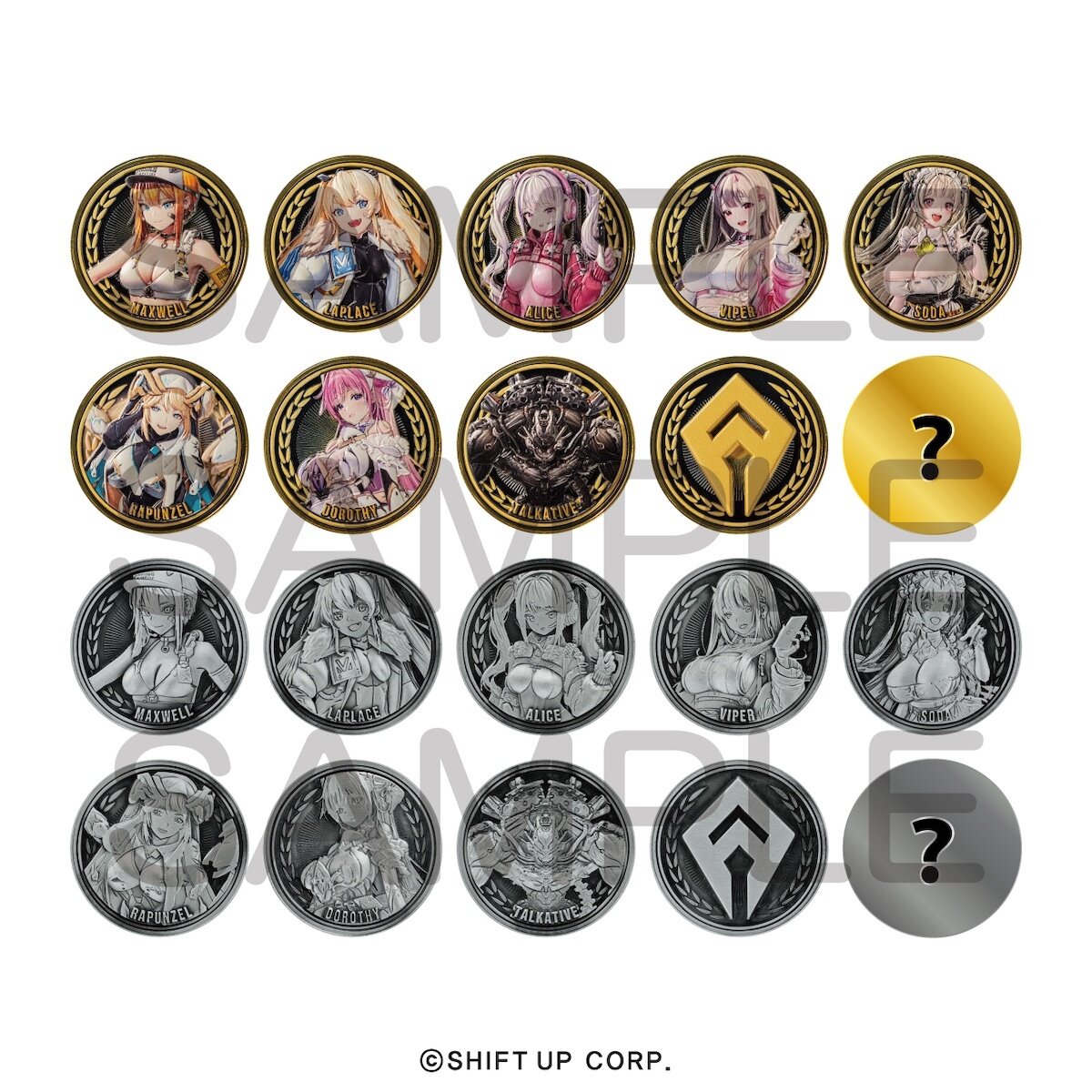 NIKKE メタルチャームセット Goddess of Victory: Nikke Medal Collection Vol. 2 Box Set
