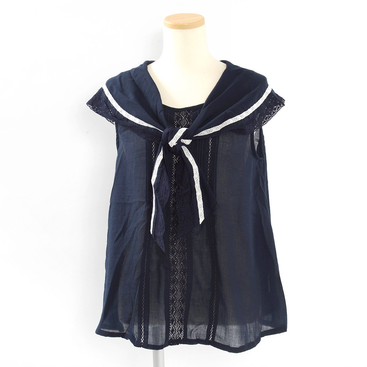 OLIVE des OLIVE Double Sailor Motif Blouse: OLIVE des OLIVE