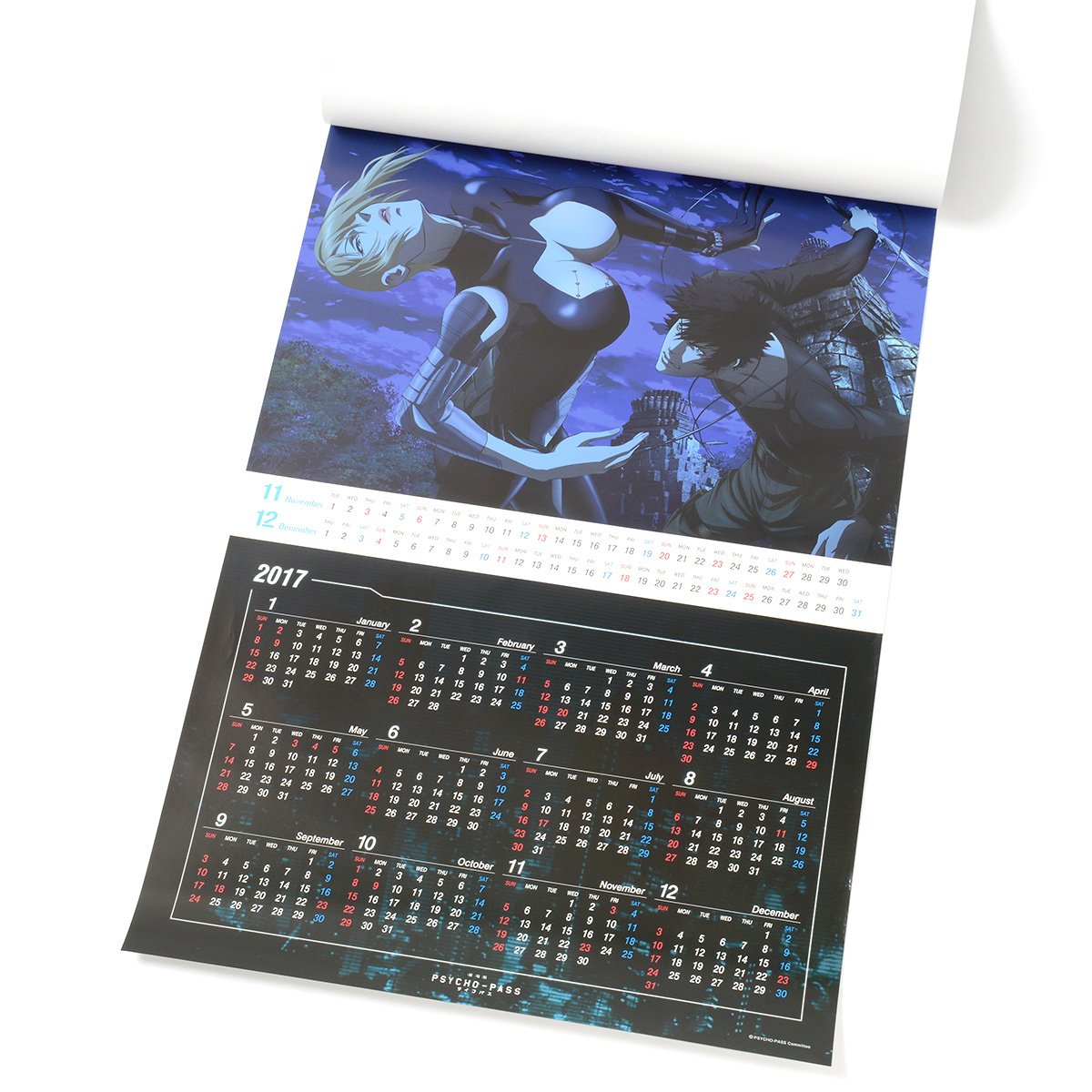 Psycho-Pass 2016 Calendar w/ Pin - Tokyo Otaku Mode (TOM)