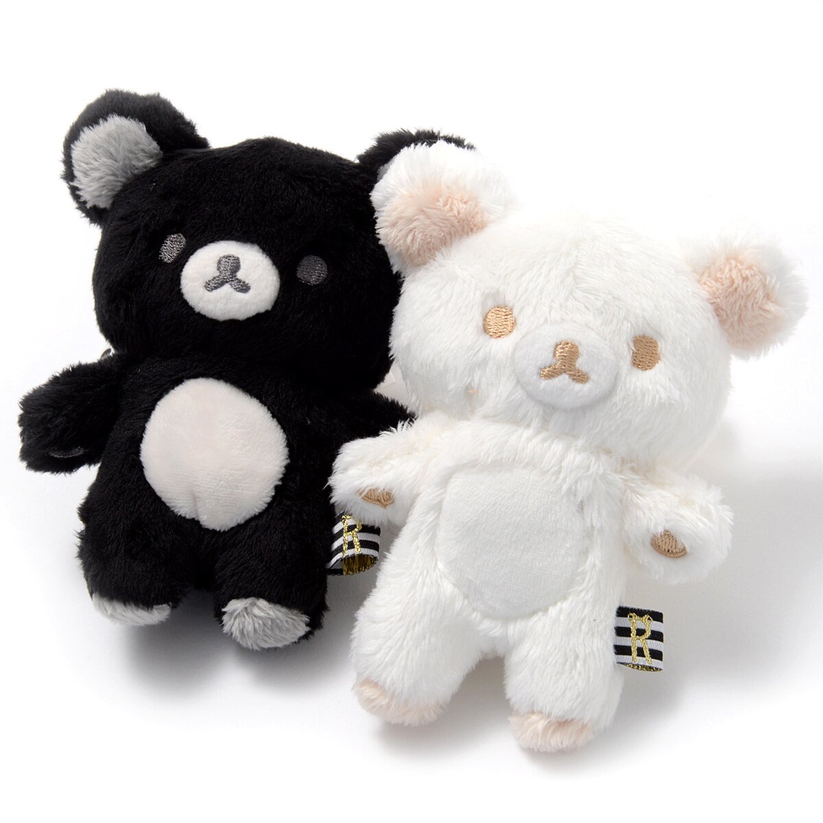 2 Rilakkuma plush selling Korilakkuma black white monochrome M sanrio bear