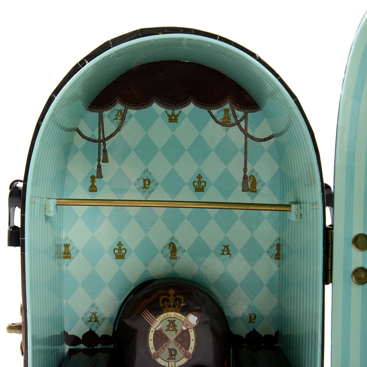Angelic Pretty Chess Chocolate Mint Doll Case: ANGELIC