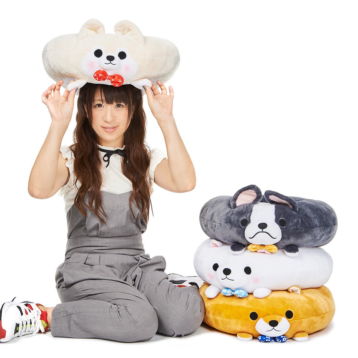 Mameshiba San Kyodai Dog Donut Cushions - Tokyo Otaku Mode (TOM)