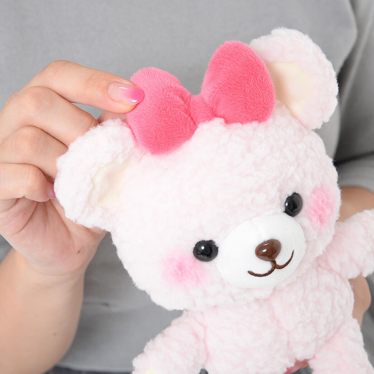 Anzu Teddy Bear Japon édition Limitée 2004 – Ours Rose Abricot 30cm