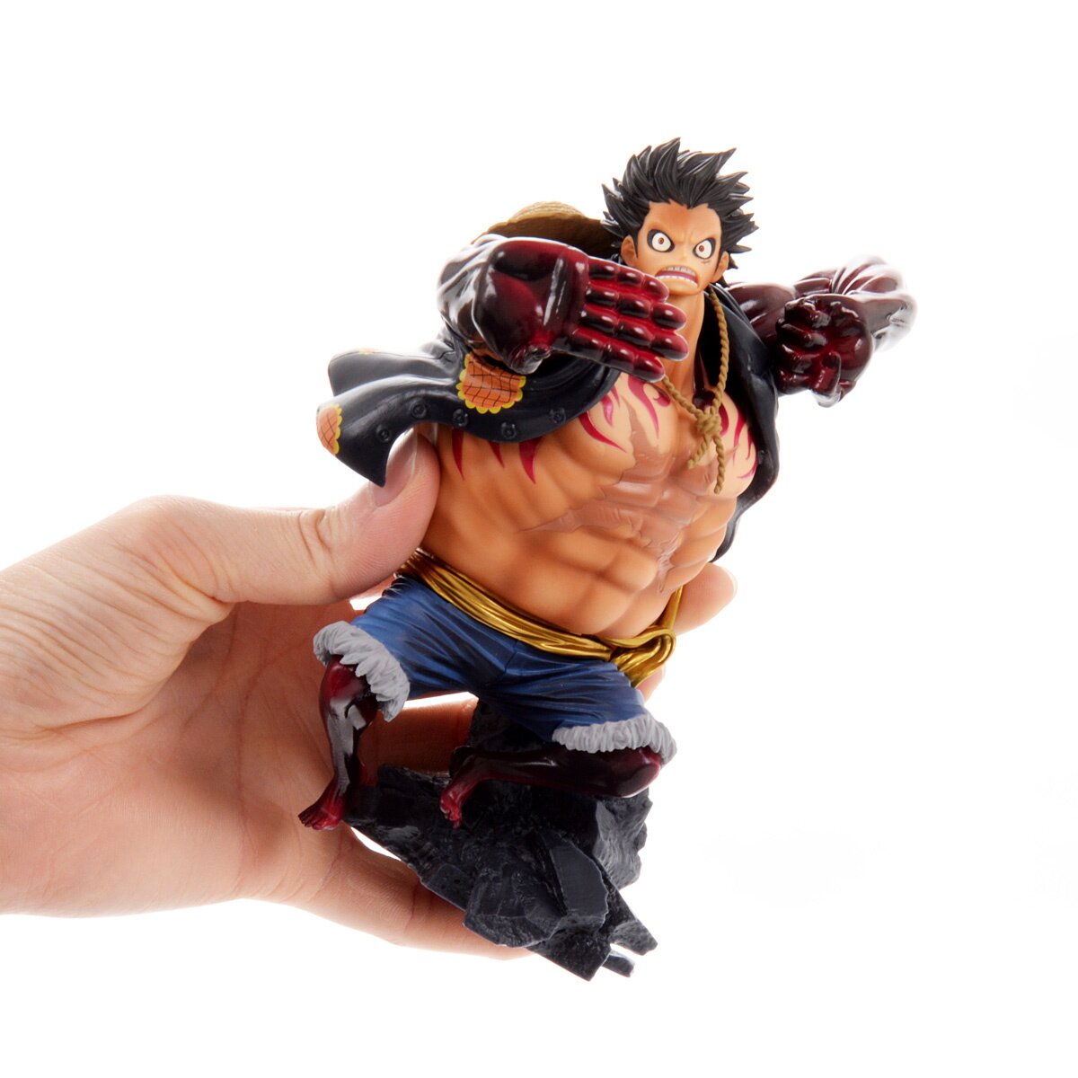  Banpresto One Piece 6.3-Inch Monkey D Luffy Figure, SCultures  Big Zoukeio Special, Gear Fourth : Toys & Games