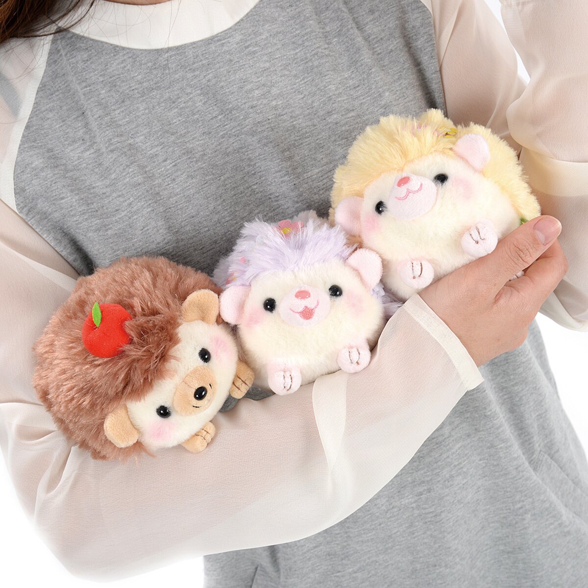 Apple - harinezumicm Harinezumi no Harin Flowers & Apples Hedgehog Plush