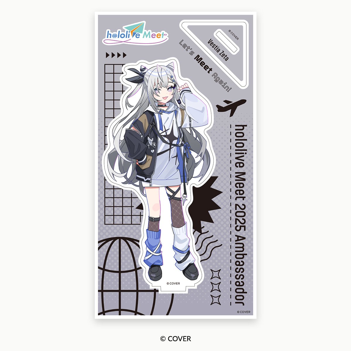 WANDS アクリルスタンド hololive Meet 2025 2nd Visual Acrylic Stand Vestia Zeta - Tokyo
