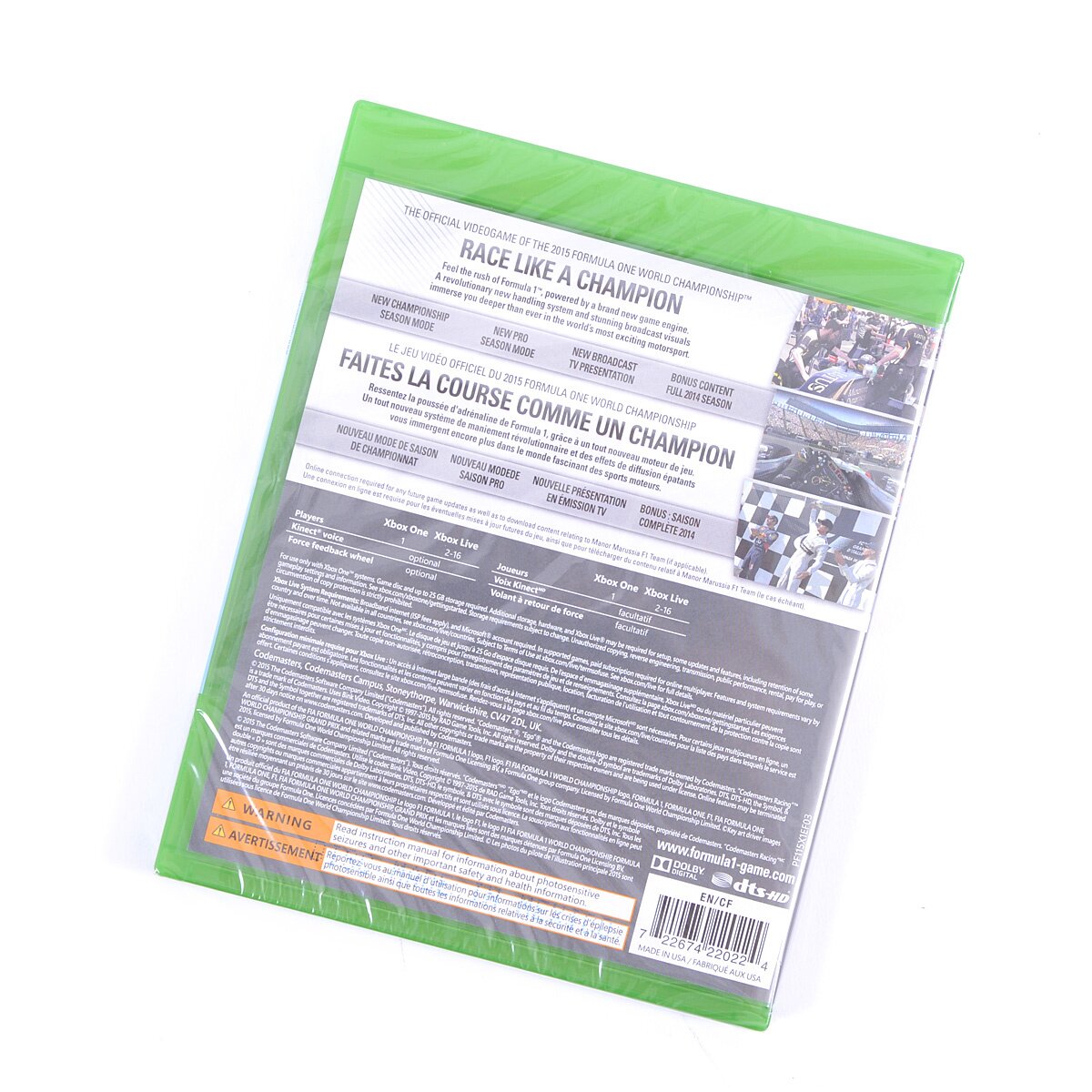 F1 2015 (Xbox One) - Tokyo Otaku Mode (TOM)