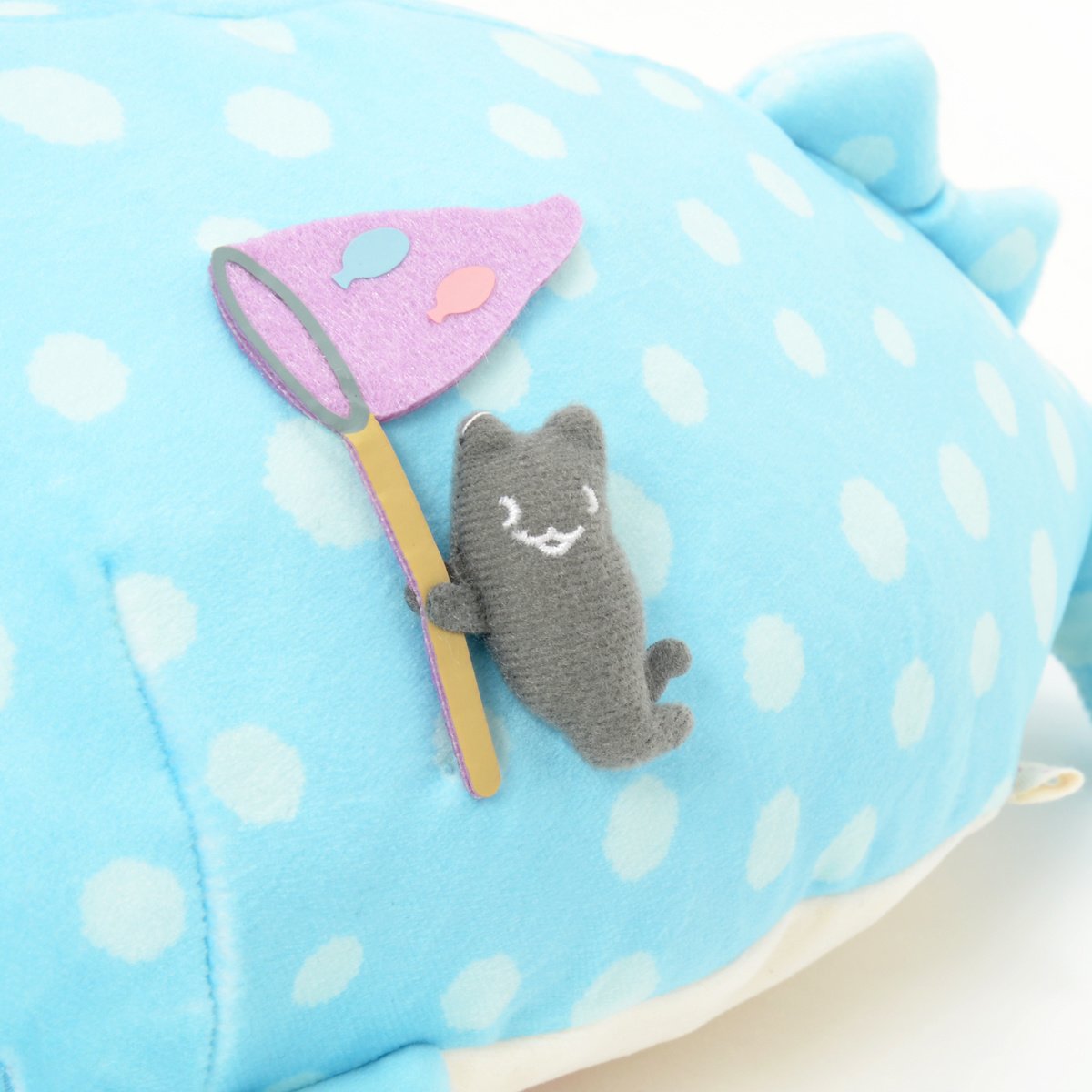 Jinbesan Super Mochi Mochi Medium Plush (Mouth Open): San-X