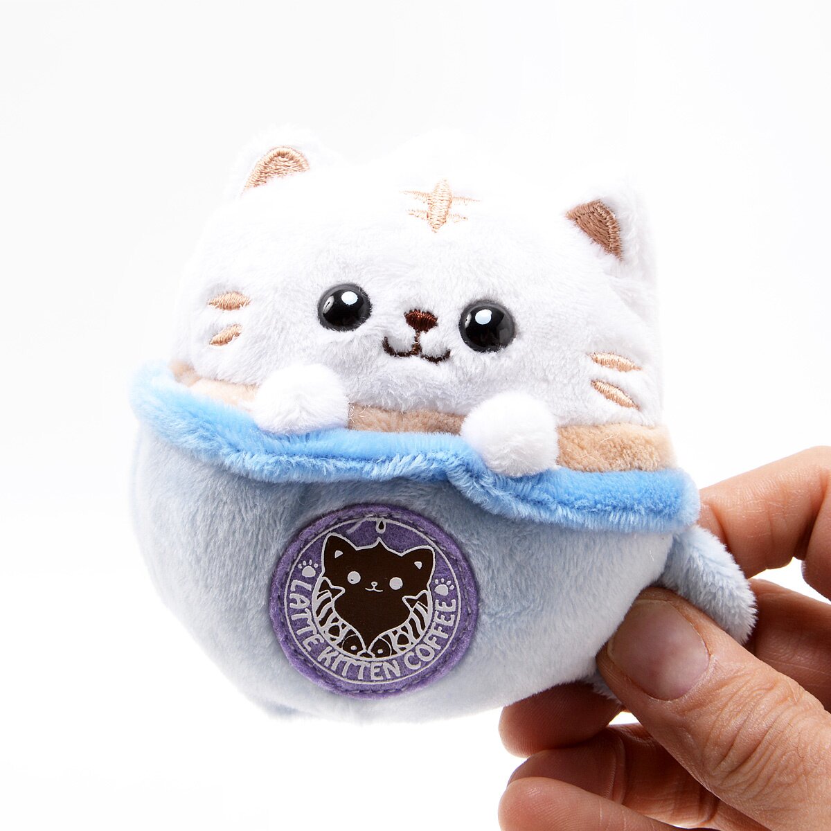 latte kitten coffee plush