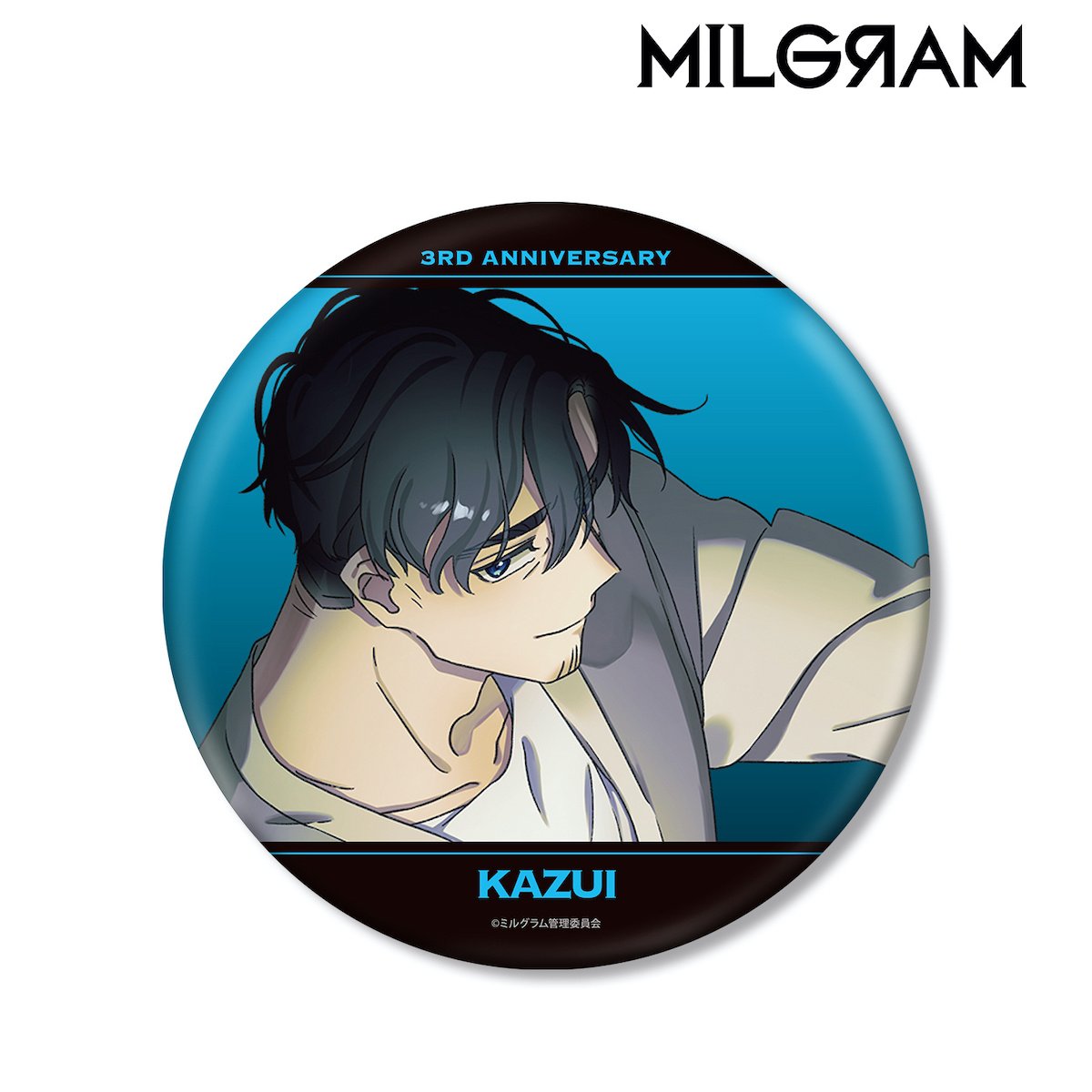 Milgram 3rd Anniversary Ver. Big Pin Badge Collection - Tokyo
