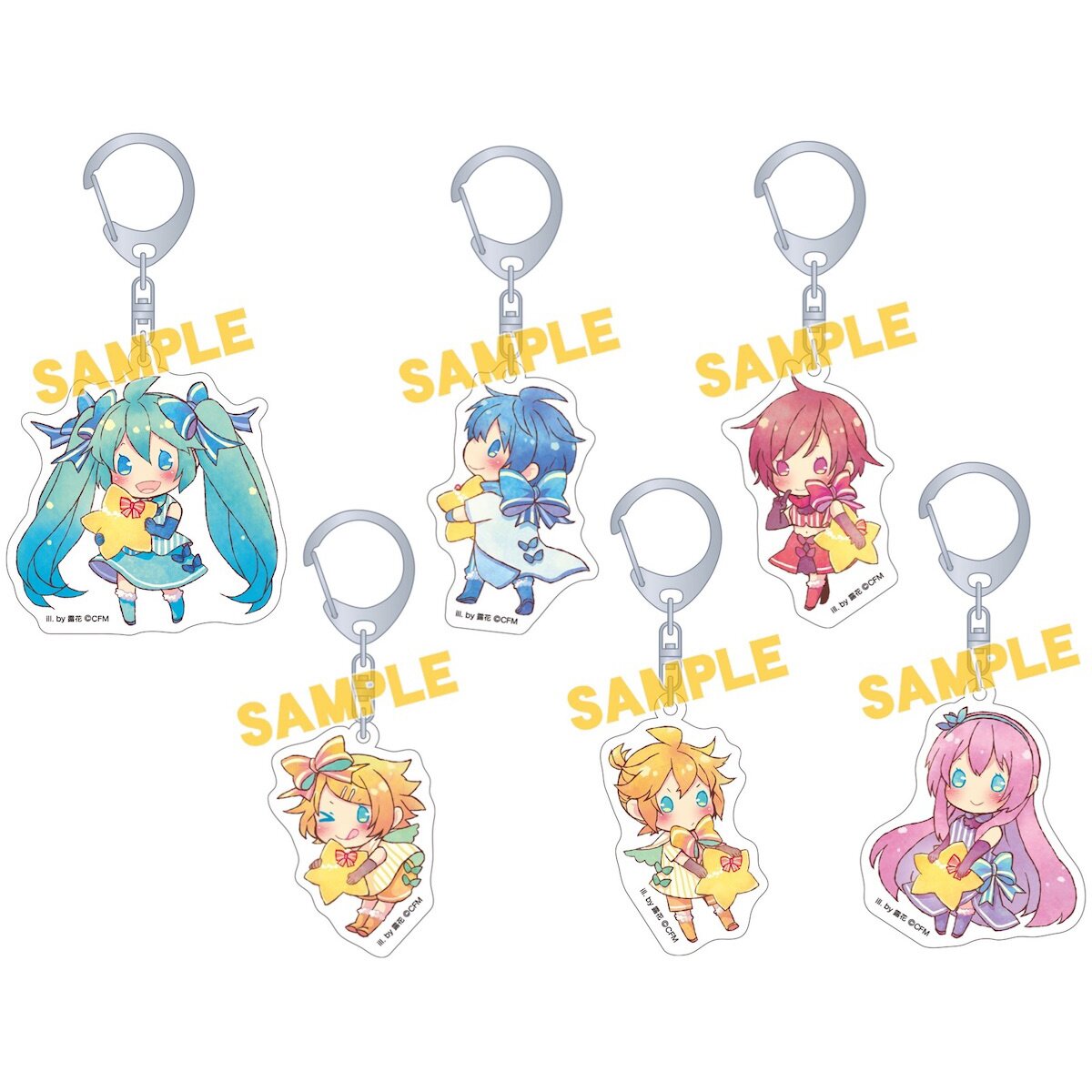 Vocaloid Acrylic Keychain Collection: Tsuyuhana Ver. - Tokyo Otaku