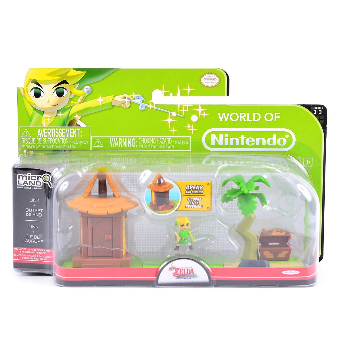 World of Nintendo Legend of Zelda Micro Land Playset Bundle - 3 Pc The Legend  of Zelda Toys Action Figures (The Legend of Zelda Windwaker HD) :  : Video Games