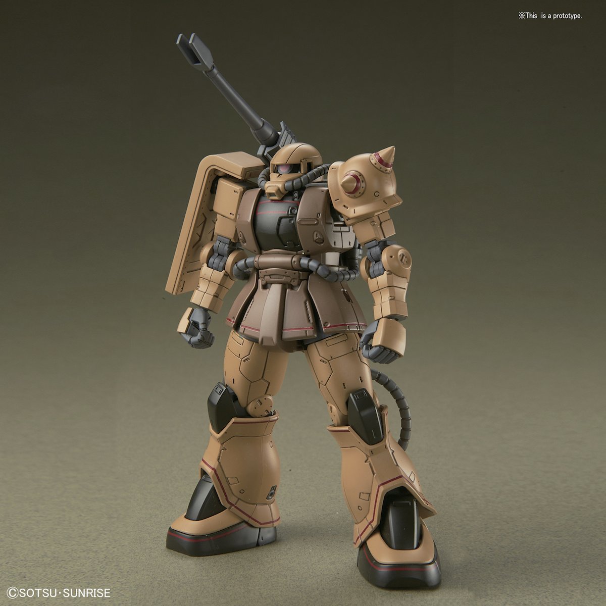 HG 1/144 Gundam: The Origin Zaku Half Cannon: Bandai - Tokyo Otaku