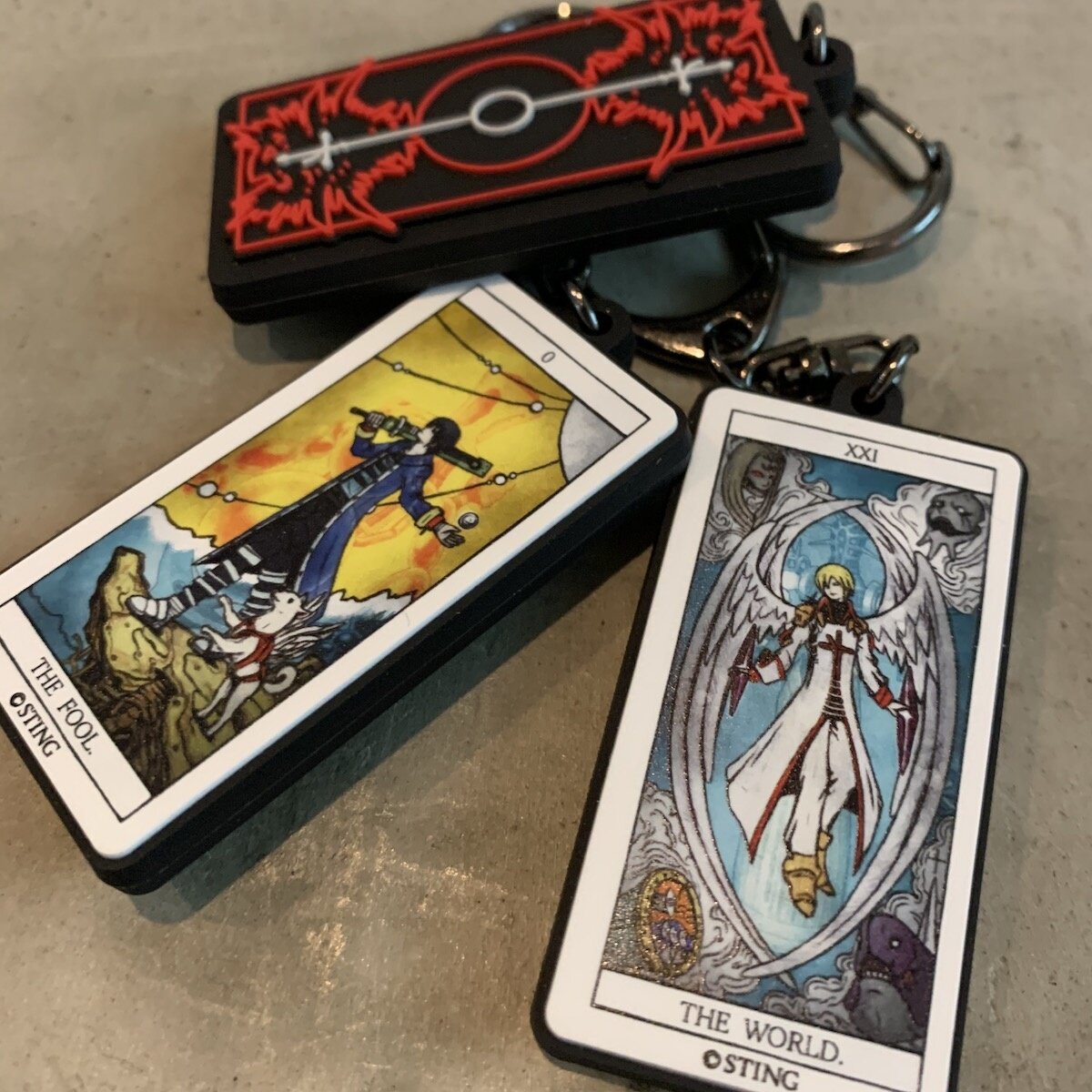 BAROQUE Tarot Trading Rubber Keychain Box Set