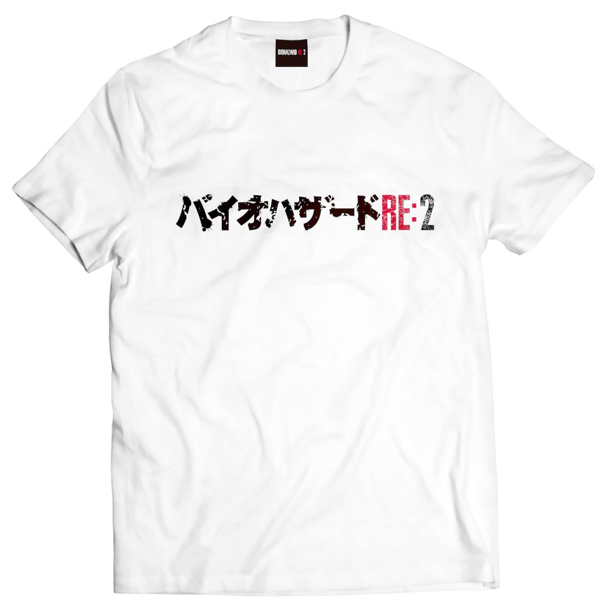 Resident Evil 2 Katakana Title White T-Shirt