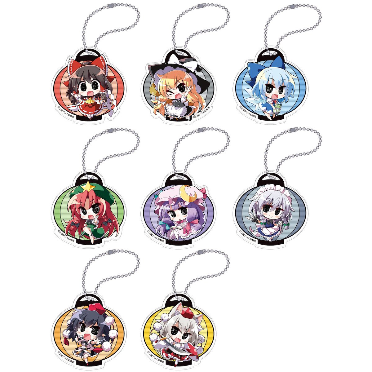 Toh Keychain Touhou Acrylic Keychains - Tokyo Otaku Mode (TOM)