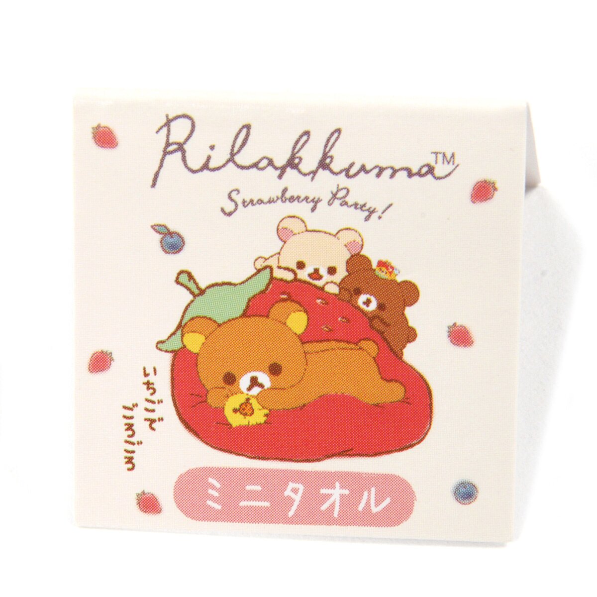 Rilakkuma Strawberry Party! Mini Towel - Tokyo Otaku Mode (TOM)