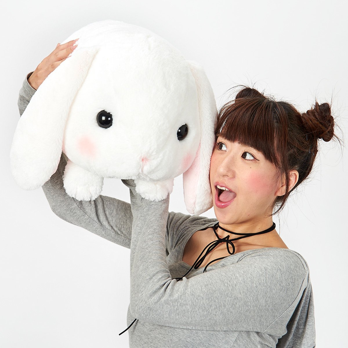 Pote Usa Loppy Tsumikko Rabbit Plush Collection (Big): Amuse